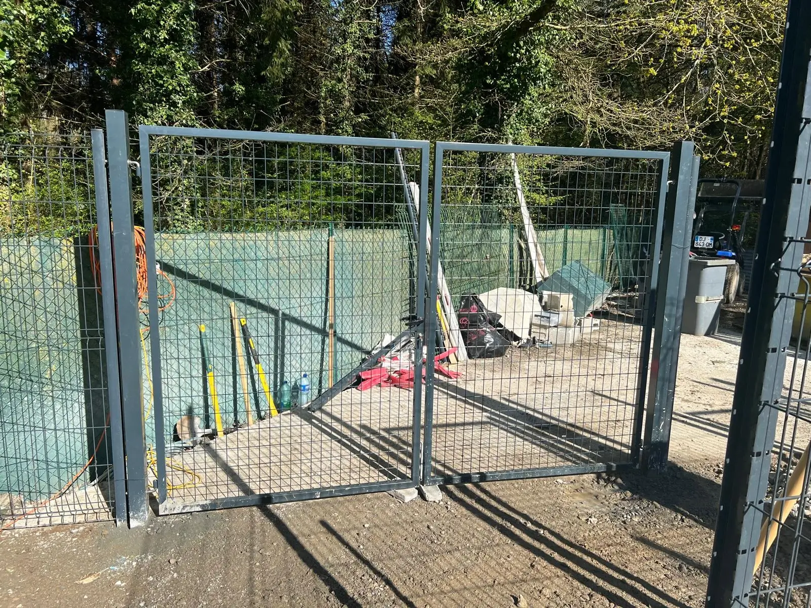 Panneau rigide soudé, clôture jardin Genève